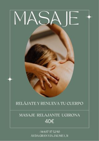 MASSATGES RELAXANTS PER COS I MENT! REGALA SALUT!