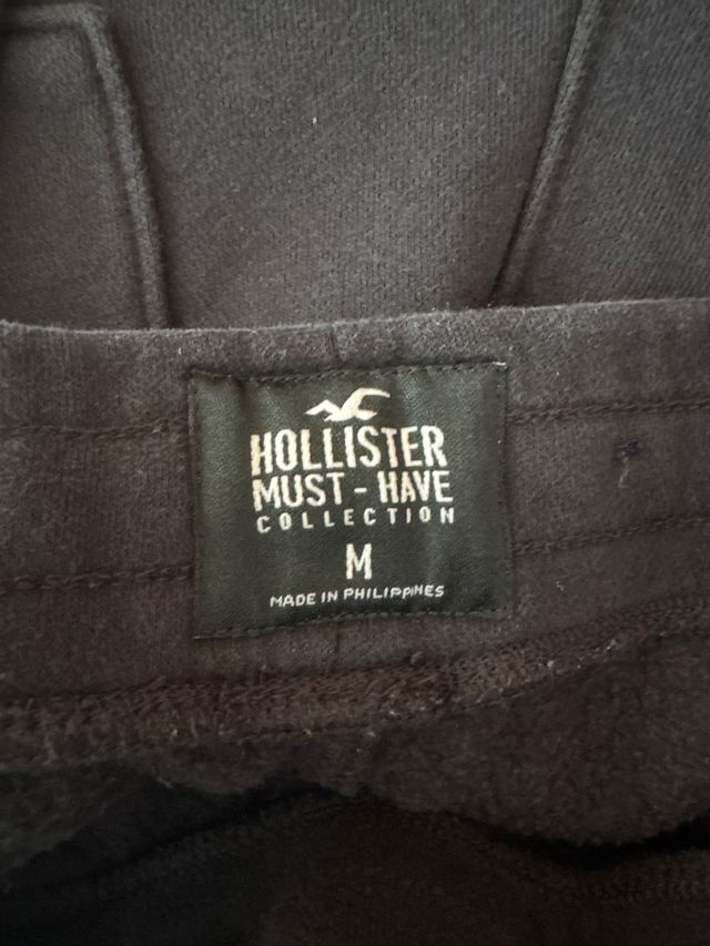 Pantalón chándal de Hollister Negro