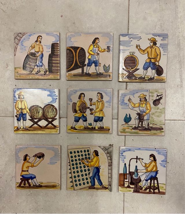 Azulejos Cerámica Valenciana antiguo oficioEl Vino