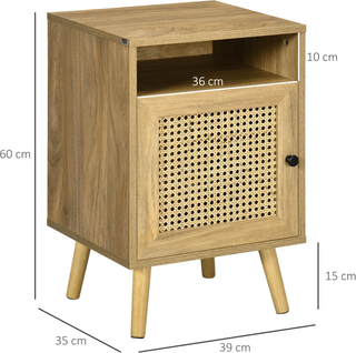 Set 2 Comodini per Camera da Letto, 2 Comodini Pic