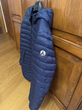 Chaqueta reversible plumas JOTT azul