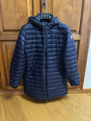 Chaqueta reversible plumas JOTT azul