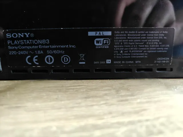 PS3 Fat 60GB Retrocompatible