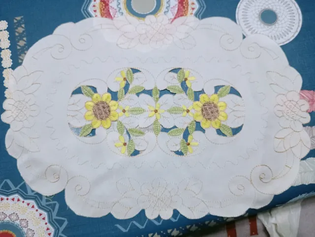 15 manteles individuales tela flor girasol y rosas