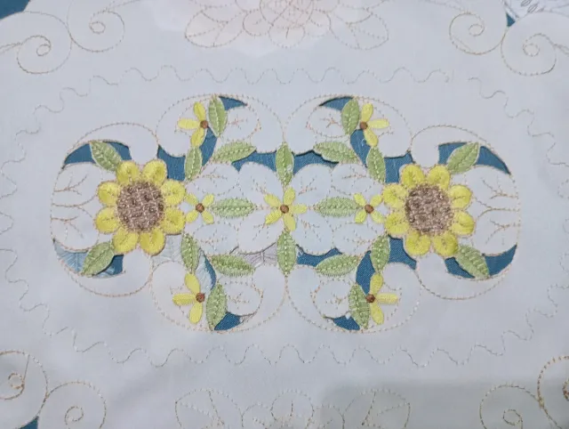 15 manteles individuales tela flor girasol y rosas