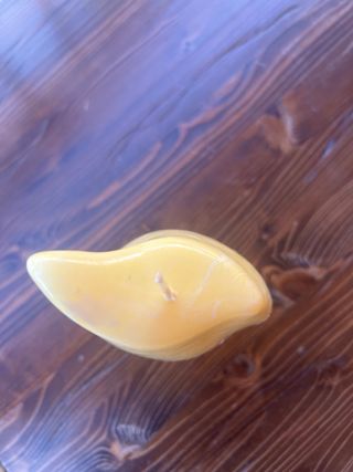 Candela Rigatti Decorata Natale Made in Italy