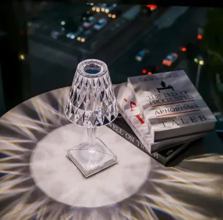 Coppia Lampade Cristallo Design