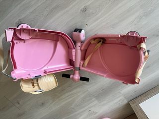 Maleta moto rosa niña