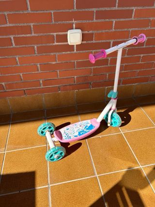Patinete infantil 3 ruedas unicornio