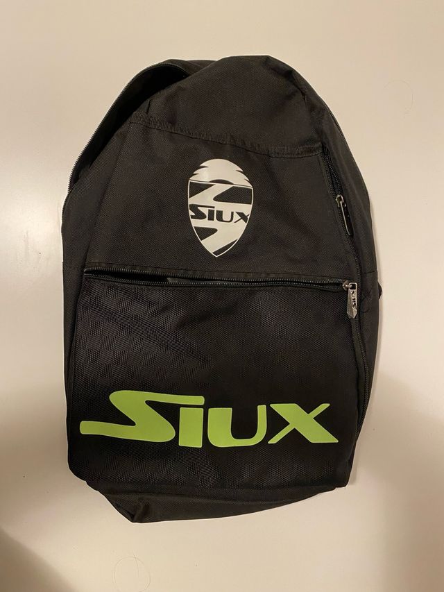 Mochila/Padelero Siux Negra y Verde
