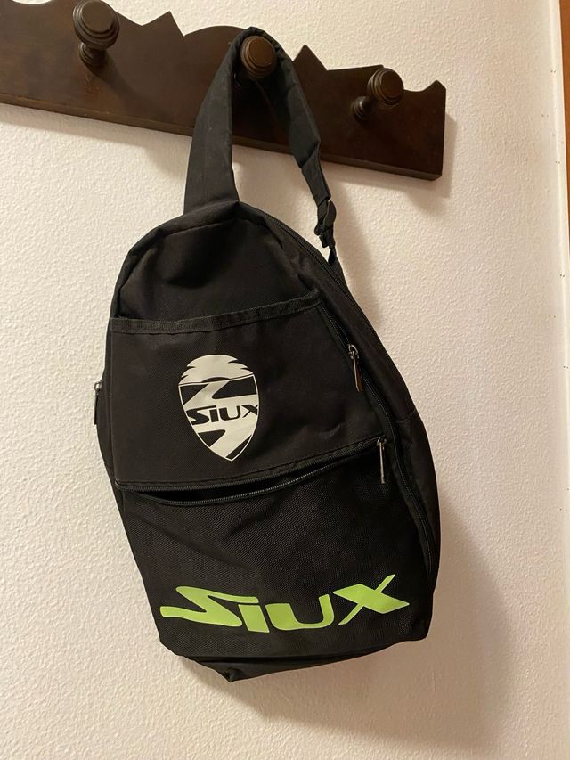 Mochila/Padelero Siux Negra y Verde