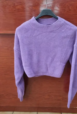 Jersey niña lila talla S