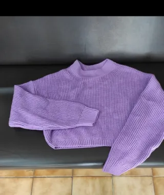 Jersey niña lila talla S