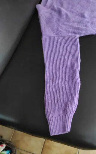 Jersey niña lila talla S