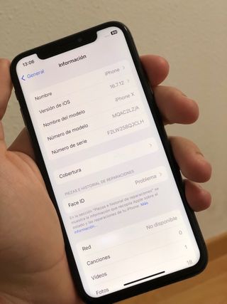 iPhone x batería 100 64GB