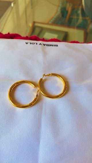 Pendientes  Aro Dorados