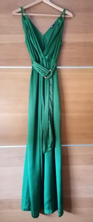 Mono Zara verde largo