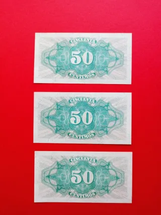 Plancha SC 50 Céntimos 1937 República Española