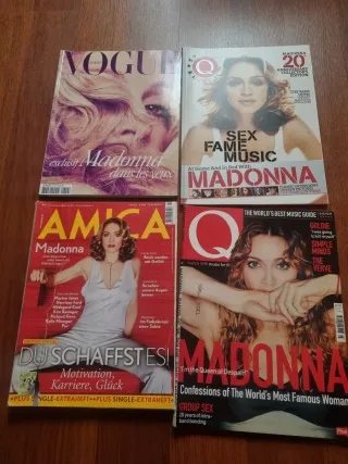 Madonna pack de 4 revistas