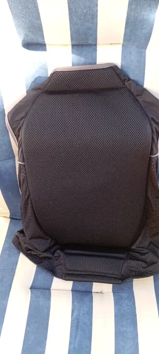 Chaleco de ciclismo negro y gris