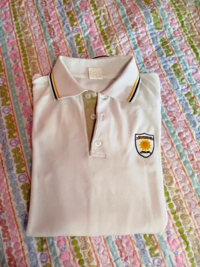 Polo del colegio San Luís Gonzaga manga larga