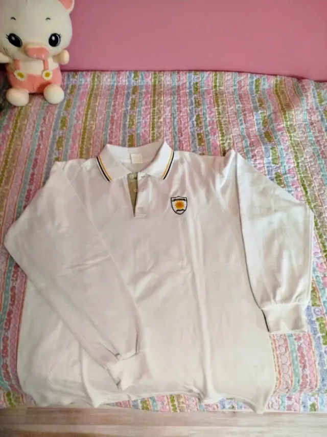 Polo del colegio San Luís Gonzaga manga larga