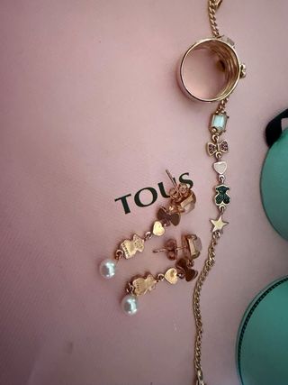 Conjunto Tous: Anillo, Pulsera y Pendientes