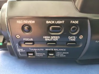 Cámara VHS-C Panasonic Negra