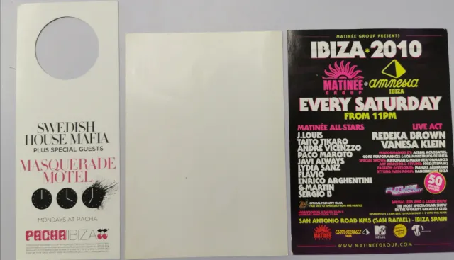 Lote Flyers Ibiza 2010.
