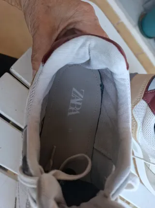 Zapatilla Zara Gris Talla 41