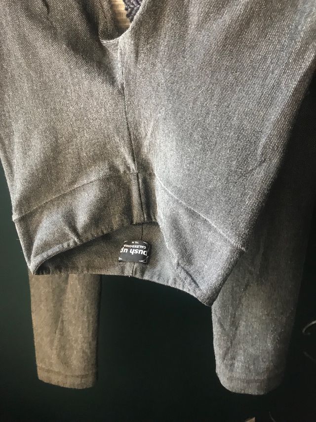 Pantalón Calzedonia Push Up Gris Talla M
