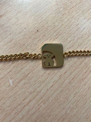 Pulsera Osito esmaltado.