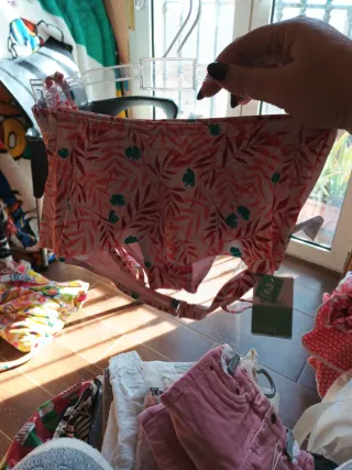 Bikini niña estampado floral