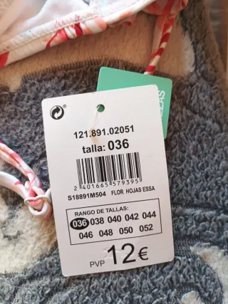 Bikini niña estampado floral