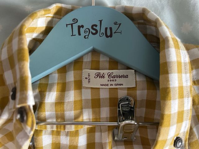 Camisa cuadros Pili Carrera niño