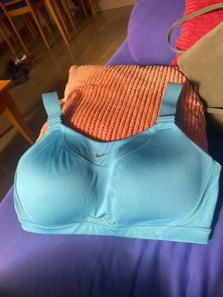 Sujetador deportivo Nike Talla L Azul