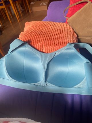 Sujetador deportivo Nike Talla L Azul