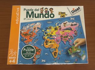 Puzzle del Mundo Diset 37 piezas a partir 4 años