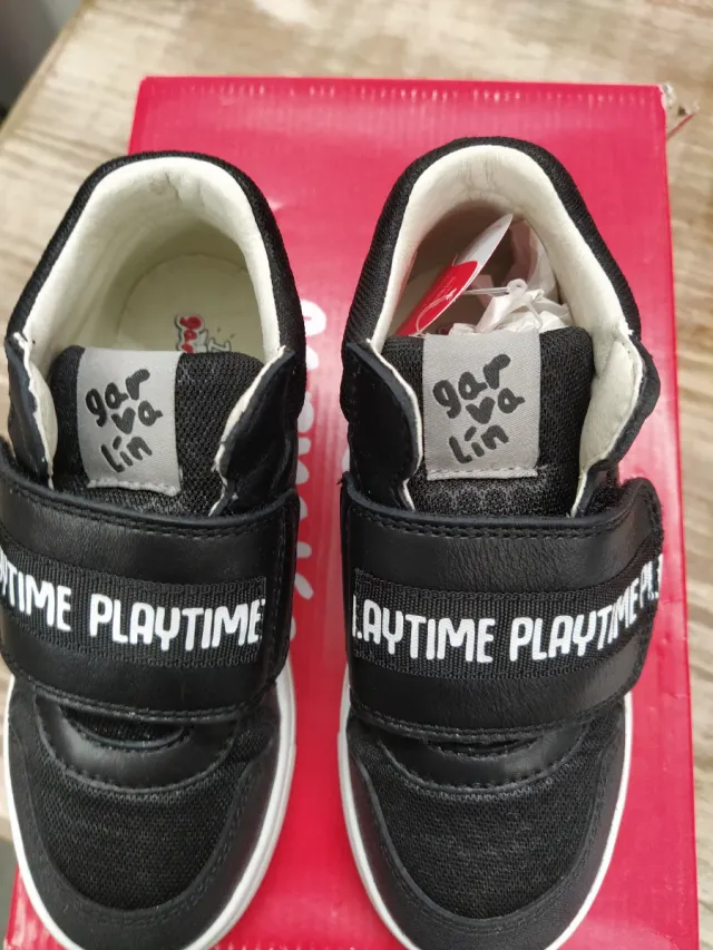 Zapatillas Garvalin niño negras