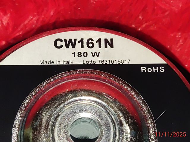 Woofer Ciare CW161N + griglie YG170P