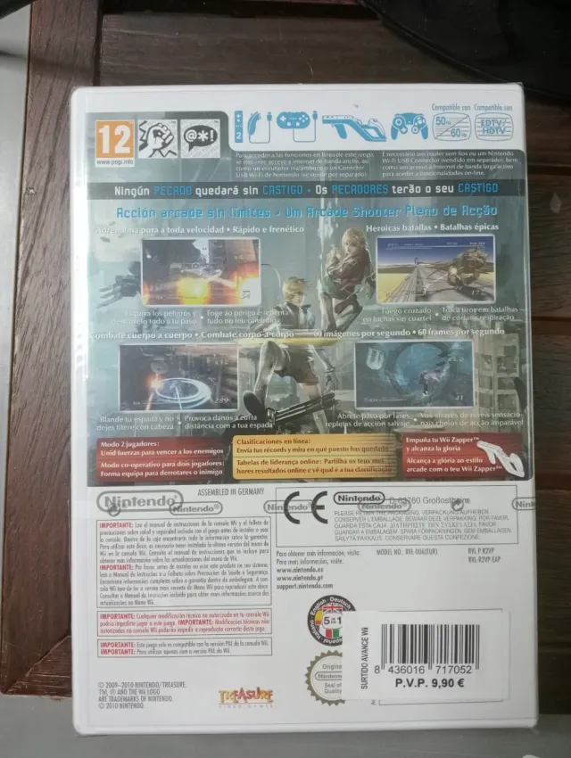 PRECINTADO Sin & Punishment 2 PAL ESP Nintendo Wii