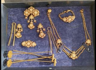 Aderezo Fallera Juvenil Dorado