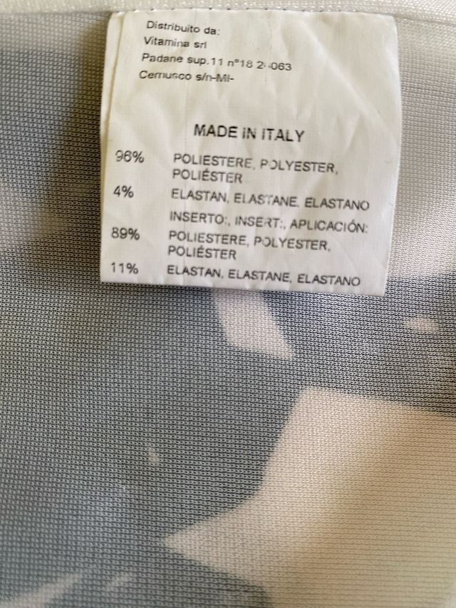 Vestito fantasia bianco e nero