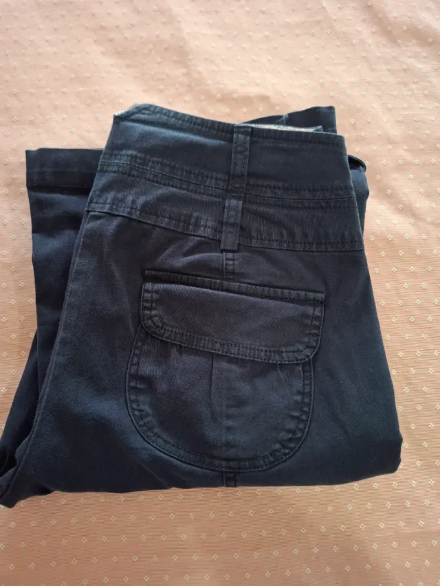 Pantalones cargo negros