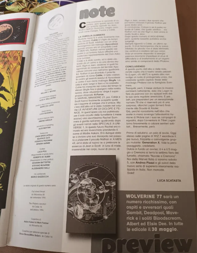 Wolverine n 76 "Phalanx scontro finale"