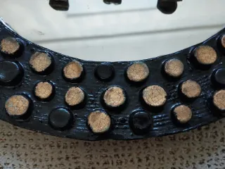 Espejo decorativo con diseño de vasija