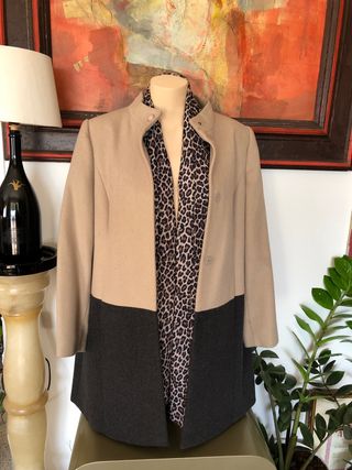 Abrigo ANTEA El Corte Inglés Beige/Gris