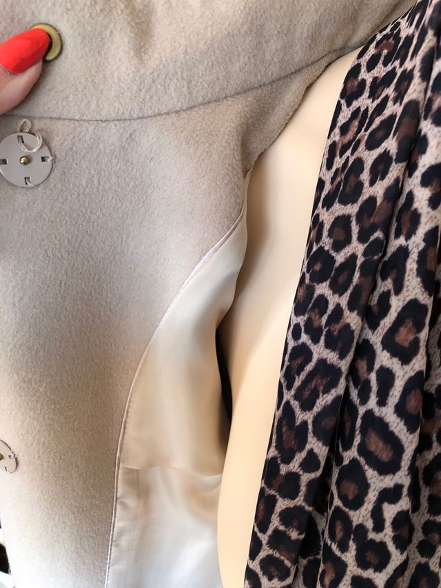 Abrigo ANTEA El Corte Inglés Beige/Gris