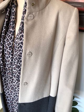 Abrigo ANTEA El Corte Inglés Beige/Gris