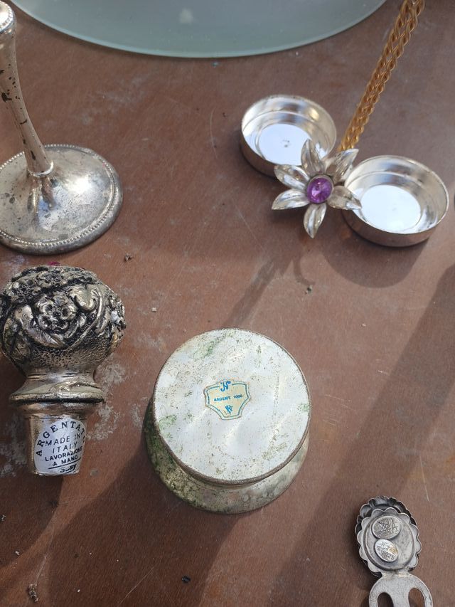 Set Candelabri Argento 1000